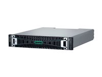 HPE Modular Smart Array 2070 12Gb SAS SFF Storage - Halvledarenhet/hårddisk-array - 23 TB - 24 fack (SAS-3) - SSD 1.92 TB x 12 - SAS 12Gb/s (extern) - kan monteras i rack - 2U P84178-B25