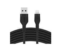 Belkin BoostCharge - Lightning-kabel - USB hane till Lightning hane - 1 m - svart CAA008BT1MBK
