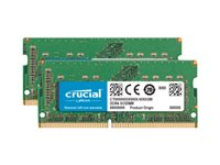 Crucial - DDR4 - sats - 32 GB: 2 x 16 GB - SO DIMM 260-pin - 2400 MT/s / PC4-19200 - CL17 - 1.2 V - ej buffrad - icke ECC - för Apple iMac with Retina 5K display (I mitten av 2017) CT2K16G4S24AM