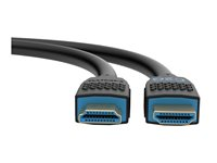 C2G 20ft (6.1m) C2G Performance Series Ultra Flexible High Speed HDMI Cable - 4k 60Hz In-Wall, CMG FT4 Rated - Hög hastighet - HDMI-kabel med Ethernet - HDMI hane till HDMI hane - 6.1 m - svart - 4K60 Hz (4096 x 2160) stöd, dubbelriktad C2G10401