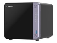 QNAP TS-432X-4G - NAS-server - 4 fack - SATA 6Gb/s - RAID 0, 1, 5, 6, 10, 50, JBOD, 60 - RAM 4 GB - Gigabit Ethernet / 2.5 Gigabit Ethernet / 10 Gigabit Ethernet - iSCSI support TS-432X-4G