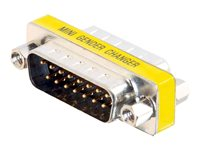 C2G Mini Gender Changer - Växlingskontakt - 15 pin D-Sub (DB-15) (hane) till 15 pin D-Sub (DB-15) (hane) 81513