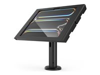 Compulocks iPad Pro M4 13" (2024), Apex Enclosure Tilting Stand 8" - Monteringssats (hölje, ställ) - synliga kameror och sensorer fram/bak - för surfplatta - låsbar - metallram - svart - skärmstorlek: 11" - väggmonterbar - för Apple 13-inch iPad Pro (M4) TCDP0113PAPX4B