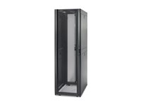 APC NetShelter SX - Rack - svart - 48U - 19" - TAA-kompatibel - för P/N: SMT2200I2U-BR, SRT1000XLA, SRT1500XLA, SRT2200XLA, SRT3000XLA, SRT3000XLAUS AR3107