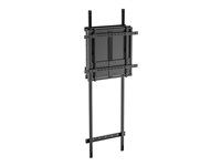 Multibrackets M Counterbalanced Floormount HD - Monteringssats (väggfäste) - för LCD-skärm/pekskärm - max 800 x 600 mm - stainless steel - svart - skärmstorlek: 55"-86" 7350022738850