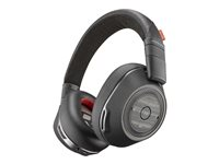 Poly Voyager 8200 - Headset - fullstorlek - montering över örat - Bluetooth - trådlös - USB-C via Bluetooth-adapter - svart 7D791AA