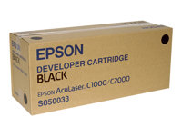Epson S050033 - Svart - original - tonerkassett - för AcuLaser C1000, C1000N, C2000, C2000DPT, C2000DT, C2000PS, C2000PSDT C13S050033