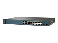 Cisco Catalyst 3560V2-24PS - Switch - L3 - Administrerad - 24 x 10/100 (PoE) + 2 x SFP - rackmonterbar - PoE WS-C3560V2-24PS-S