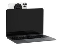 Belkin - Magnetisk montering för mobiltelefon - MagSafe-kompatibel, för bärbara Mac-datorer - svart - för Apple iPhone 12, 13, 14, 16; MacBook Air; MacBook Pro MMA006BTBK