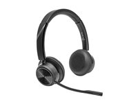 Poly Savi 7420 OFFICE - Savi 7400 series - headset - på örat - DECT / Bluetooth - trådlös - svart 8L560AA#ABB