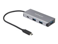 StarTech.com USB C-hubb med 4 portar och 3x USB A och 1x USB C - USB Type-C-hubb 3.1/3.2 gen. 2 med SuperSpeed 10 Gbit/s - USB-bussdriven - Kompakt USB C till USB-adapterhubb - Bärbar hubb - Aluminium - Hubb - 1 x USB-C + 3 x USB 3.1 - skrivbordsmodell - för P/N: PEXUSB321C HB31C3A1CB