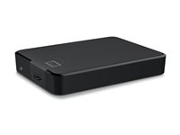 WD Elements Portable WDBHJS0060BBK - Hårddisk - 6 TB - extern (portabel) - USB 3.1 Gen 1 - svart WDBHJS0060BBK-WESN