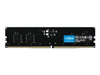 Crucial - DDR5 - modul - 8 GB - DIMM 288-pin - 5600 MT/s / PC5-44800 - CL46 - 1.1 V - ej buffrad - on-die ECC - svart CT8G56C46U5