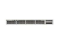 Cisco Catalyst 9200L - Network Essentials - switch - L3 - 48 x 10/100/1000 (PoE+) + 4 x gigabit SFP (upplänk) - rackmonterbar - PoE+ (1440 W) C9200L-48P-4G-E