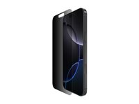 Belkin ScreenForce InvisiGlass - Skärmskydd för mobiltelefon - behandlad - glas - med sekretessfilter - 2-vägs - för Apple iPhone 16 Pro Max OVA170HQ