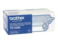 Brother TN3280 - Svart - original - tonerkassett - för Brother DCP-8070, 8085, HL-5340, 5350, 5370, 5380, MFC-8370, 8380, 8880, 8890 TN3280