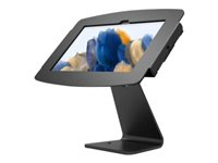 Compulocks Galaxy Tab A8 10.5" Space Enclosure Rotating Counter Stand - Ställ - för surfplatta - roterande inhägnad - låsbar - höggradig aluminium - svart - skärmstorlek: 10.5" - bänkskiva, fristående - för Samsung Galaxy Tab A8 (10.5 tum) 303B105GA8SB