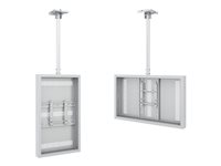 Multibrackets M Pro Series - Hölje - för digital skylt - liten - stål - vit - skärmstorlek: 43" - takmonterbar 7350105215049