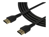 StarTech.com 1 m premium höghastighets HDMI-kabel med Ethernet - 4K 60 Hz - Premium hög hastighet - HDMI-kabel med Ethernet - HDMI hane till HDMI hane - 1 m - svart - för P/N: TB3DKM2HDL RHDMM1MP
