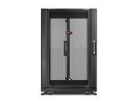 APC NetShelter SX - Rack skåp - svart - 18U - 19" - TAA-kompatibel - för P/N: SURT48RMXLBP AR3006