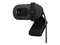 Logitech BRIO 100 - Webbkamera - färg - 2 MP - 1920 x 1080 - 1080p, 720p - ljud - USB 960-001585