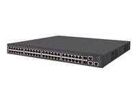 HPE FlexNetwork 5130-48G-PoE+-2SFP+-2XGT (370W) EI - Switch - L3 - Administrerad - 48 x 10/100/1000 (PoE+) + 2 x 10 Gigabit Ethernet SFP+ / 1 Gigabit Ethernet SFP+ + 2 x 10 Gigabit Ethernet - rackmonterbar - PoE+ (370 W) JG941A