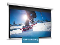 Da-Lite DescenderPro - Projektorduk - takmonterbar - motoriserad - 153" (389 cm) - 4:3 - Matte White - RAL 9016 10144744