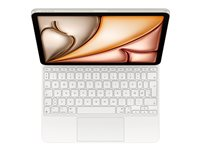 Apple Magic Keyboard - Tangentbord och foliefodral - med pekdyna - Apple Smart connector - QWERTY - dansk - för 10.9-inch iPad Air (4:e generation, 5:e generation); 11-inch iPad Air (M2, M3) MDFV4DK/A