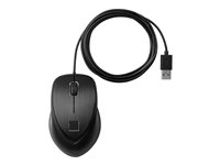 HP Fingerprint - Mus - laser - 3 knappar - kabelansluten - USB - för EliteBook 830 G6; ProBook 640 G8; ZBook 14u G6, 15 G6, 15u G6, 17 G6, Power G7, Studio G8 4TS44AA#AC3