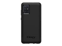 OtterBox Commuter Series Lite - Baksidesskydd för mobiltelefon - polykarbonat, syntetiskt gummi - svart - för Samsung Galaxy A71 77-64949