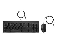 HP 225 - Sats med tangentbord och mus - USB - hela norden - för HP 34; Laptop 15; Pro Mobile Thin Client mt440 G3; ZBook Power G9, Studio G9 286J4AA#UUW