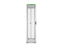 APC NetShelter SX Gen 2 - Rack skåp - 2258 H x 600 B x 1200 D mm, med sidor - golvstående - vit - 48U - 19" - TAA-kompatibel AR3307W2