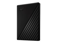 WD My Passport WDBYVG0020BBK - Hårddisk - krypterat - 2 TB - extern (portabel) - USB 3.2 Gen 1 - 256 bitars AES - svart WDBYVG0020BBK-WESN