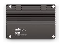 Micron 7600 PRO - SSD - Read Intensive - krypterat - 7.68 TB - inbyggd - 2.5" - U.2 PCIe 5.0 x4 (NVMe) - FIPS 140-3 Level 2 - TCG Opal Encryption MTFDLAL7T6THG-1BP1DFCYYR