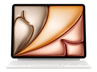 Apple Magic Keyboard - Tangentbord och foliefodral - med pekdyna - Apple Smart connector - QWERTY - norsk - för 13-inch iPad Air (M2, M3) MDFW4H/A