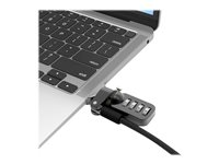 Compulocks MacBook Air 13-inch Cable Lock Adapter With Combination Cable Lock 2017 to 2019 - Adapter för säkerhetslåsurtag - för Apple MacBook Air (I mitten av 2017, I mitten av 2019, Sent 2018) MBALDG02CL