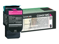 Lexmark - Extra lång livslängd - magenta - original - tonerkassett LCCP, LRP - för Lexmark C544, C546, X544, X546, X548 C544X1MG