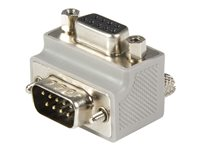 StarTech.com Right Angle DB9 to DB9 Serial Cable Adapter Type 2 - M/F (GC99MFRA2) - Seriell adapter - DB-9 (hane) till DB-9 (hona) - 90° kontakt - grå - för P/N: ICUSB2324852, ICUSB232DB25, ICUSB232INT1, ICUSB232INT2, ICUSB422 GC99MFRA2
