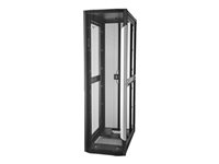 HPE 800mm x 1200mm Enterprise Pallet Rack - Rack - svart ram, svart med silverutpressning - 42U BW919A