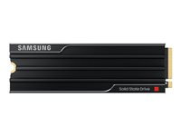 Samsung 9100 PRO MZ-VAP2T0 - SSD - krypterat - 2 TB - inbyggd - M.2 2280 - PCI Express 5.0 x4 (NVMe) - 256 bitars AES - TCG Opal Encryption 2.0 - integrerad kylfläns - svart MZ-VAP2T0CW