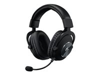 Logitech G Pro X - Headset - fullstorlek - kabelansluten - 3,5 mm kontakt - ljudisolerande 981-000818