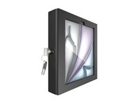 Compulocks iPad Air M2 & M3 11", Apex Enclosure AV Conference Capsule - Black - Monteringssats (hölje, kapsel) - för surfplatta - låsbar - metallram, höggradigt stål - svart - skärmstorlek: 11" - bänkskiva, väggmonterbar - för Apple 11-inch iPad Air (M2, M3) 341B11APXB