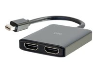 C2G Mini DisplayPort 1.2 to Dual HDMI MST Hub - Video/audiosplitter - 2 x HDMI - skrivbordsmodell 84292