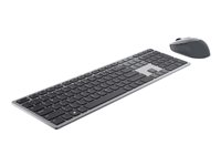 Dell Premier Multi-Device KM7321W - Sats med tangentbord och mus - trådlös - 2.4 GHz, Bluetooth 5.0 - QWERTY - hela norden - Titan gray - med 3 years NBD Advance Exchange - för Latitude 7320 Detachable; XPS 17 9710 KM7321WGY-NOR