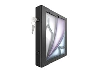Compulocks iPad Air M2 & M3 13" Apex Enclosure Tilting Stand 4" - Black - Monteringssats (hölje, ställ) - för surfplatta - höjning - låsbar - metallram - svart - skärmstorlek: 13" - fristående - för Apple 11-inch iPad Air (M2, M3) TCDP0413APXB