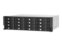 QNAP TL-R1620Sep-RP - Hårddiskarray - 16 fack (SATA-600 / SAS-3) - SAS 12Gb/s (extern) - kan monteras i rack - 3U TL-R1620SEP-RP