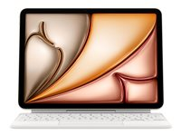 Apple Magic Keyboard - Tangentbord och foliefodral - med pekdyna - Apple Smart connector - QWERTY - dansk - för 10.9-inch iPad Air (4:e generation, 5:e generation); 11-inch iPad Air (M2, M3) MDFV4DK/A