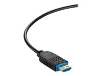 C2G 300ft (91.4m) C2G Performance Series High Speed HDMI Active Optical Cable (AOC) - 4K 60Hz Plenum Rated - High Speed - HDMI-kabel - HDMI hane till HDMI, 24 pin USB-C - 91.4 m - svart - 4K60Hz stöd, Active Optical Cable (AOC), plenum C2G41491