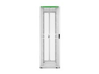 APC NetShelter SX Gen 2 - Rack skåp - 2258 H x 750 B x 1200 D mm, med sidor - golvstående - vit - 48U - 19" - TAA-kompatibel AR3357W2