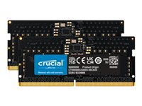 Crucial - DDR5 - sats - 16 GB: 2 x 8 GB - SO DIMM 262-pin - 4800 MT/s / PC5-38400 - CL40 - 1.1 V - ej buffrad - icke ECC CT2K8G48C40S5